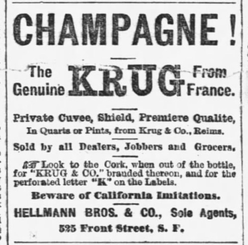 Champagne advertisement